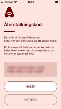 Mobila nycklar &aring;terst&auml;llning