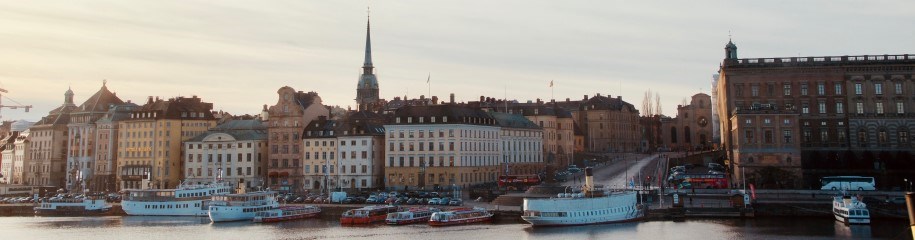 Utsiktsvy över Stockholms innerstad